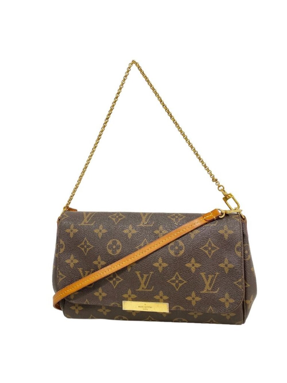 Louis Vuitton Shoulder Bag Monogram Favorite MM Brown 2-Way